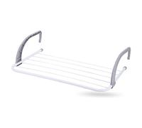 Radiator Airer Folding Drying Rack Heavy Duty Clothes Airer Balcony Towel Holder With Adjustable Arm 3m Drying Space Saving Laundry Dryer Rack Rail Household Essentials 51cm X 33cm X 15cm (Pack Of 1)