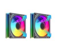 Radiator and Case Cooling Fan 2 Pack PWM ARGB Support for Computer Case Fan