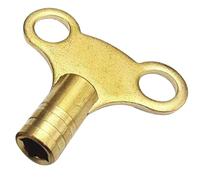 Radiator Bleed Key Solid Brass Clock Key Easy Grip Butterfly Design Venting Air Valve