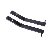 Radiator Bracket Set Replaces Part Number 8K0805527A | Black Steel Construction, Clip-on Installation Type, Left and Right Brackets Included for Corresponding Positions