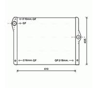 PRASCO BW2430 Engine radiator