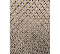 Radiator Cabinet Wall Decorative Screening-Grille- Perforated 3mm Thick MDF Oregon Panel (Size 1200mm x 620mm) KZ2 Pattern. Made in The UK.