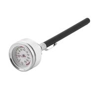 Radiator Cap | Indicator with Temperature Gauge | Motorbike Matte Metal Tank Cover - for Highway Travel Outdoor Driving Long Trips Commuting Riding Off Road