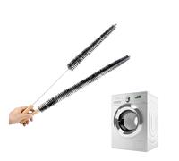 Radiator Cleaner Brush,2 Pcs Long Thin Radiator Brush with Wooden Handle Dryer Vent Cleaner Kit Radiator Brushes Easy Cleaning for Washing Machines,Refrigerator Coils,Home,Office