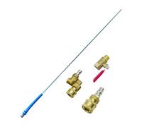Radiator Cleaner Wand - Round Wand Style | Car Radiator Maintenance Tool | Water Tank Maintenance Tool | High-Pressure Water Tank Maintenanca Accessory for Automotive, Outdoors, Gutter, Truck