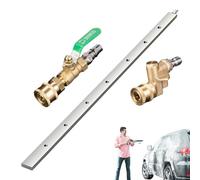 Radiator Cleaning Rod, Car Water Tank Cleaning Tool, Water Tank for Pressure Washer, Portable Cooler Water Cleaning Rod, Quick Coupling for Air Pipe, Stainless Steel Pressure Washer Nozzle