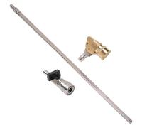 Radiator Cleaning Rod - Cleaning Tool with Pressure Jet for High Pressure, Rod Pressure Washer Accessories for Tank Gutter Car Glass Household Area Lawn Truck Garden Patio