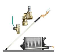 Radiator Cleaning Wand Tool, 4500 PSI Air Pipe Sprayer, High-Pressure Washer Accessory, Cleaning Supply for Generator, Garage, RV, Trailer, Repair Shop, 25.59x2.56x1.38 inches