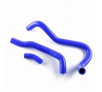 Radiator Coolant Hose Compatible With Civic For Si 2.0L K20Z3 2006 2007 2008 2009 2010 2011 Silicone Radiator Hose Kit Car Engine Radiator Hoses(Blue)