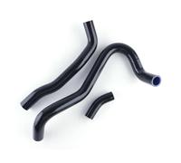 Radiator Coolant Hose Compatible With Civic For Si 2.0L K20Z3 2006 2007 2008 2009 2010 2011 Silicone Radiator Hose Kit Car Engine Radiator Hoses(Black)
