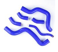 Radiator Coolant Hose Compatible with Suzuki for SV650 for K3 2003 2004 2005 2006 2007 2008 2009-2023 6PCS Silicone Radiator Hose Pipe Kit Car Engine Radiator Hoses(Blue)