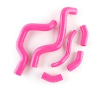 Radiator Coolant Hose Compatible with Suzuki for SV650 for K3 2003 2004 2005 2006 2007 2008 2009-2023 6PCS Silicone Radiator Hose Pipe Kit Car Engine Radiator Hoses(Pink)