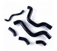 Radiator Coolant Hose Compatible with Suzuki for SV650 for K3 2003 2004 2005 2006 2007 2008 2009-2023 6PCS Silicone Radiator Hose Pipe Kit Car Engine Radiator Hoses(Black)
