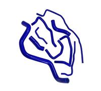 Radiator Coolant Hose Compatible with TT S3 BAM AMK 1.8T Silicone Engine Intercooler Radiator Water Tank Pipe Coolant Hose Accessories Kit 9PCS(Blue)