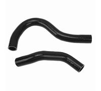 Radiator Coolant Hose Silicone Good Sealing Heat Resistant Coolant Hose Kit for Civic EP3 Si SiR K20 2002 to 2005 (Black)