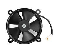 Radiator Cooling Fan 6in High Performance Durable Electric Push Pull Cooling System for Dirt Bike ATV Quad Buggy 12V Iron ABS Material 152mm Diameter