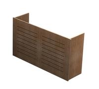 Radiator Cover Cabinet, Waterproof Pipe Concealer, Wood-Plastic Vanity, Decorative Home Accent for Bathrooms, Elegant Design for Improved Aesthetics
