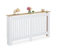 Radiator Cover Heater Cladding Heating Wood Effect Shelf Hideaway MDF Slats