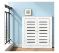 Radiator Cover Louvered Grill Cabinet Storage Solutions Heater Cabinet to Conceal Pipes Hot Water Baseboard Covers Bedroom, Dining Room(50x60x20cm/19.69x23.62x7.87in)