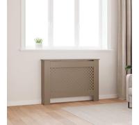 Radiator Cover Made of MDF 112 x 19 x 81.5 cm with Modern Slatted Design, Practical Cover for Living Room and Bathroom, Easy Assembly, Compatible with Flat Radiators, Towel Dryer