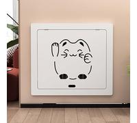Radiator Cover, Radiator Decoration, Heating Hide-Out Cover, Protective Heating Cabinet, Easy to Install, for Home Living Room Bedroom(80x80cm)