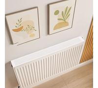 Radiator Cover,Radiator Dust Cover To Block Decorative Radiator Pad,Built-in Magnet Fixed,For Living Room/Bedroom/Kitchen, White(60cm)