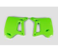 Radiator Cover Scoops Fits Kawasaki Kdx 200 90-94 Green