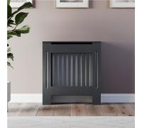 Radiator Cover Wall Cabinet X-Small Mdf Wood Anthracite Vertical Style 780X815mm