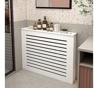 Radiator Cover, Waterproof PVC for Shielding Radiators, Pipes, and Electrical Boxes, Decorative Solution for Living Room, Easy Assembly