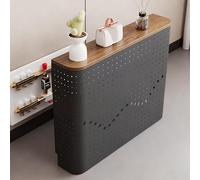 Radiator CoverDecorative Metal and Wood Rack for Old Radiators Stylish Storage Solution for Home Office and Retail Spaces (White 39x31x8in)