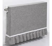 Radiator Covers for Home, Blended Fabric Dust Protector with Side Openings and Tie Straps, Machine Washable, Fits 16'' to 102'' Radiators