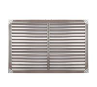Radiator Covers for Home, Shutter Type Radiator Shelf, Metal Grille Ventilation Decorative Cover, Wall-mounted, for Home Office(Grey,60cm/24in)