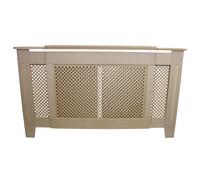 Radiator Covers MDF Wood Un-Finished Trellised Grill Modern Heating Home Cabinet