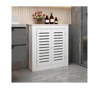 Radiator Covers with Sto Shelves Freestanding Cabinet to Conceal Pipes & Valves Easy Assembly Perfect for Living Rooms Bedrooms & Home Offices (L90*H70*T20cm)
