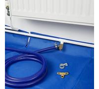 Radiator Drain Down Hose Kit 5m - Heavy Duty TPU Rubber, 5 Bar Working Pressure, Includes Bleed Key & 2 Jubilee Clips