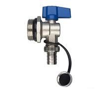 Radiator Drain Valve, Floor Heating Water Separator Drain Valve All Copper Large Flow Valve For Manifold Radiator For Home