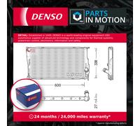 Radiator DRM05003 Denso 17117547059 Genuine Top Quality Guaranteed New