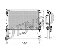 Radiator DRM09163 Denso 51835027 51819061 51934451