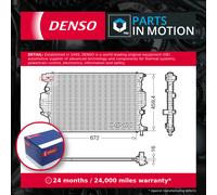 Radiator DRM10121 Denso 2066575 2069561 5184274 DG938005AD DG938005CC Quality