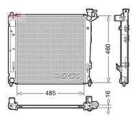 Radiator DRM41008 Denso 253102Y001 253102Y000