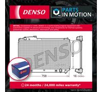 Radiator DRM51003 Denso 1640050230 1640050231 Genuine Top Quality Guaranteed New