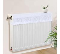 Radiator Dust Cover, Stylish Lace Radiator Protective Cover, Breathable Washable Decorative Radiator Pad, Prevents Dust From Entering The Top Of Your Radiator(160cm)