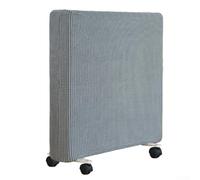 Radiator Dust Cover with Elastic Polyester Fabric, Designed to Fit Various Heater Sizes, Keeps Dust Away and Supports Compact Storage for Household Use (Light Gray M)