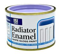 Radiator Enamel White Gloss Paint - 180ml | Heat Resistant Paint For Radiators - Hard Drying Glossy Finish