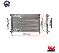 RADIATOR ENGINE COOLING 01002078 FOR ALFA ROMEO AR 32310 2.0L AR37203 1.6L 4cyl