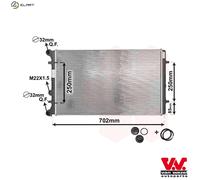 RADIATOR ENGINE COOLING 03002129 FOR SKODA OCTAVIA/Combi VW BORA GOLF/IV/Mk 1.9L