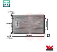 VAN WEZEL 03002155 Engine radiator
