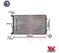 VAN WEZEL 03002155 Engine radiator