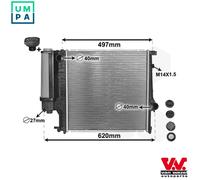 VAN WEZEL 06002124 Engine radiator