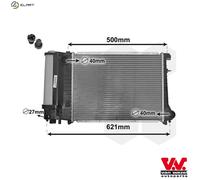 VAN WEZEL 06002135 Engine radiator